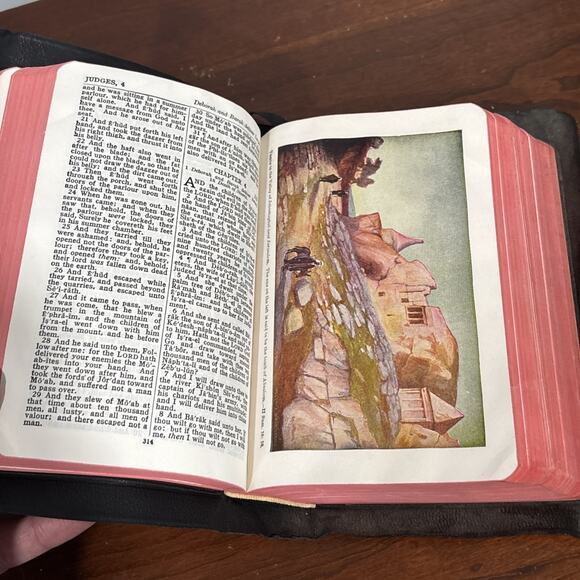 Holy Bible Old & New Testament Nelson Congregational Publishing Society W/ Maps - Picture 10 of 13